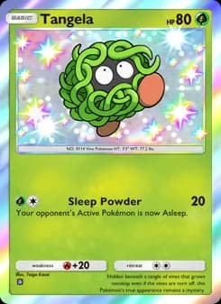 Tangela card in English