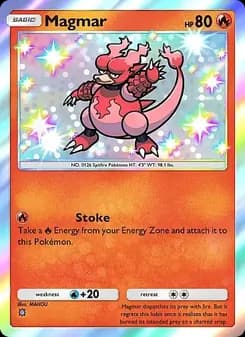 Magmar card in English