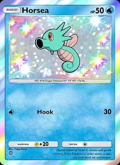 Horsea card in English