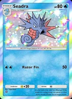 Seadra card in English