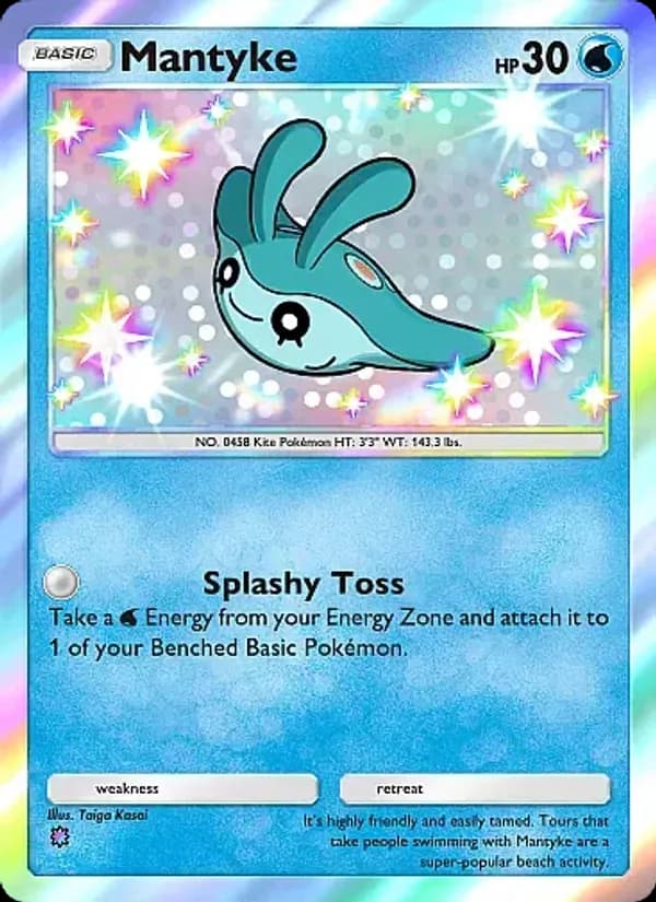 Mantyke card in English
