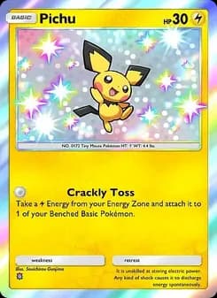 Pichu card in English
