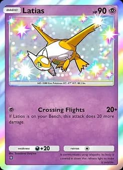 Latias card in English