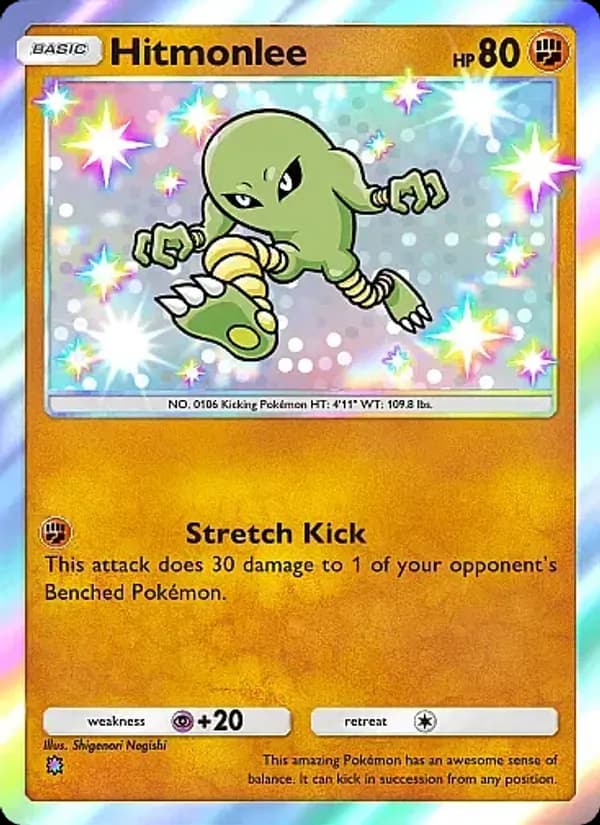 Hitmonlee card in English