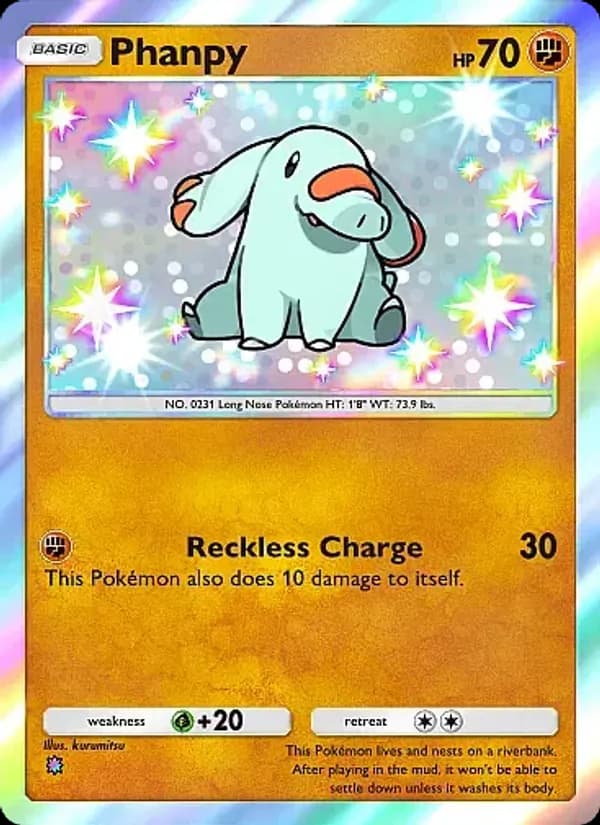 Phanpy card in English