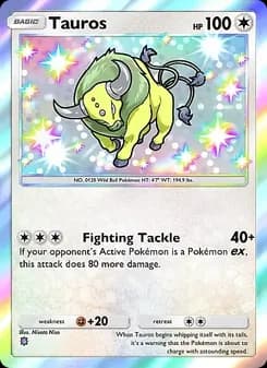 Tauros card in English