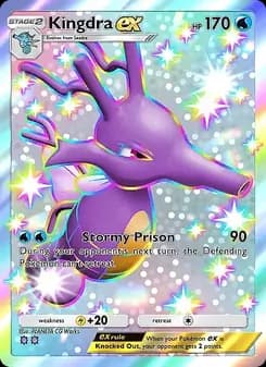 Kingdra ex card in English