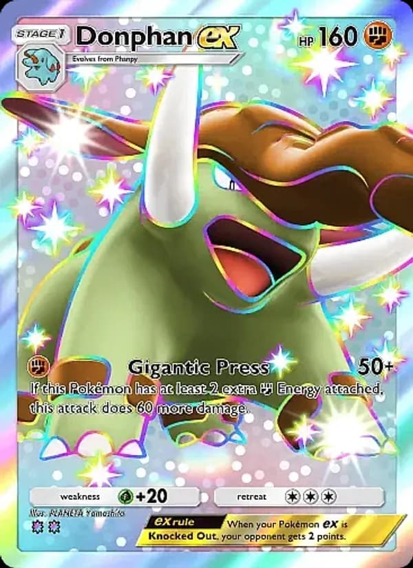 Donphan ex card in English