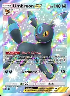 Umbreon ex card in English