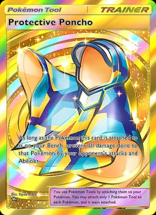 Protective Poncho card in English