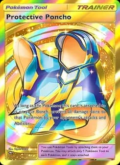 Protective Poncho card in English