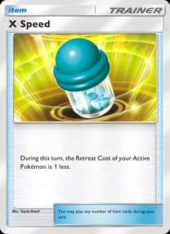 X Speed card in English