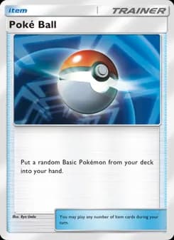 Poké Ball card in English