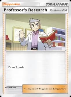 Professor's Research card in English