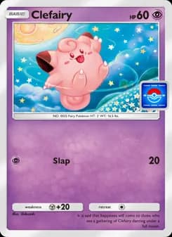 Clefairy card in English