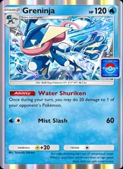 Greninja card in English