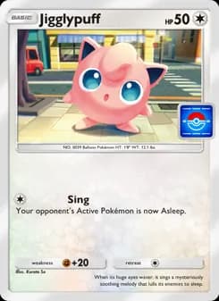 Jigglypuff card in English