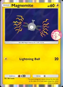 Magnemite card in English