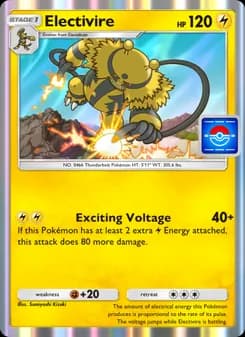 Electivire card in English