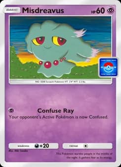 Misdreavus card in English