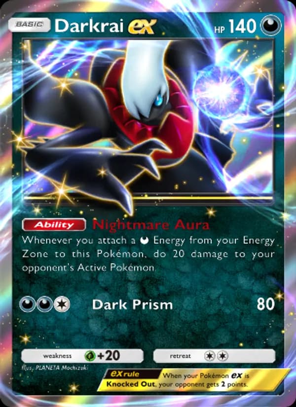 Darkrai ex card in English