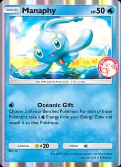 Manaphy card in English