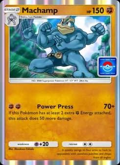 Machamp card in English