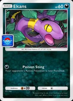 Ekans card in English