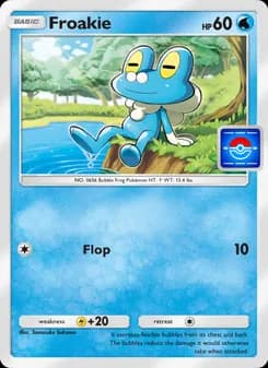 Froakie card in English
