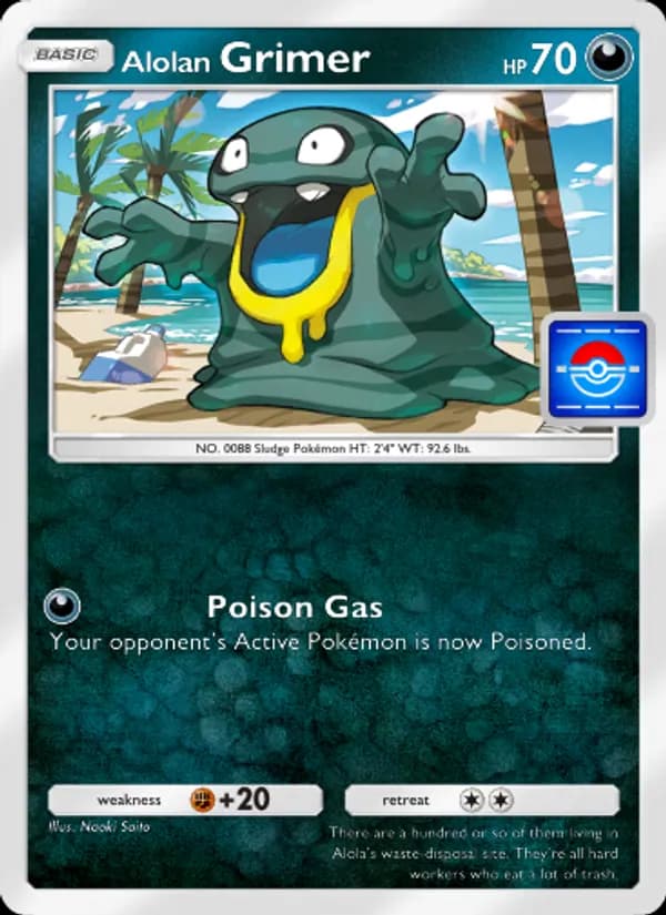 Alolan Grimer card in English
