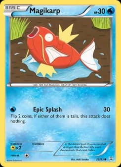 Magikarp card in English