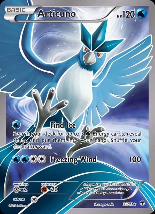 Articuno card in English
