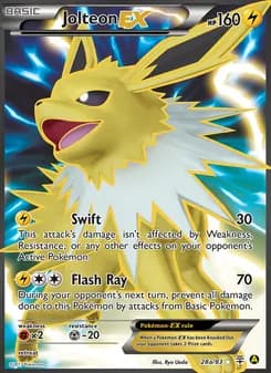 Jolteon-EX card in English