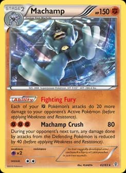 Machamp card in English