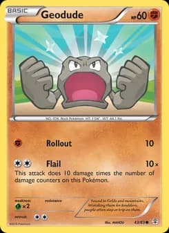 Geodude card in English