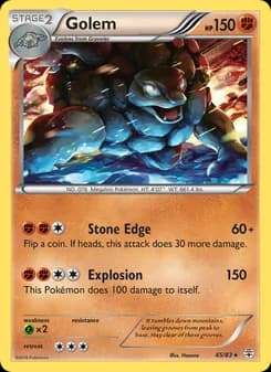 Golem card in English