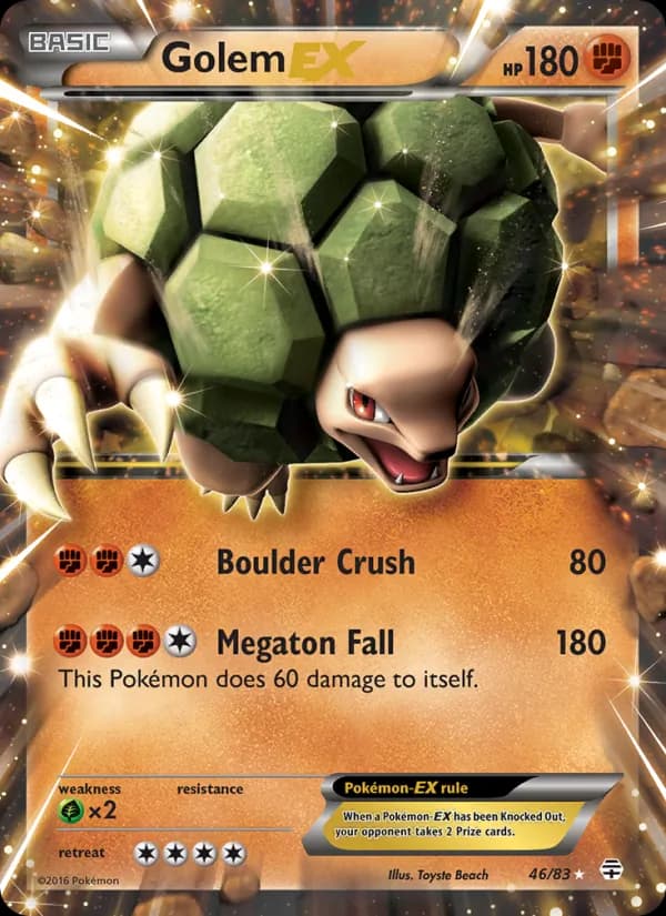 Golem EX card in English