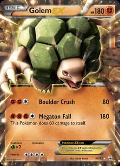 Golem EX card in English