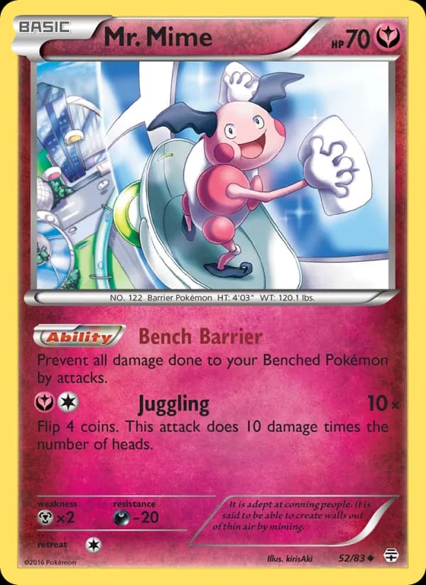 Mr. Mime card in English