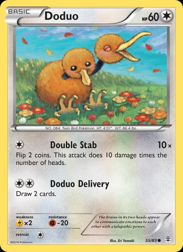 Doduo card in English