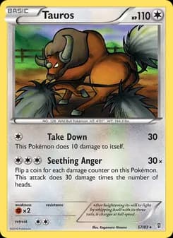 Tauros card in English