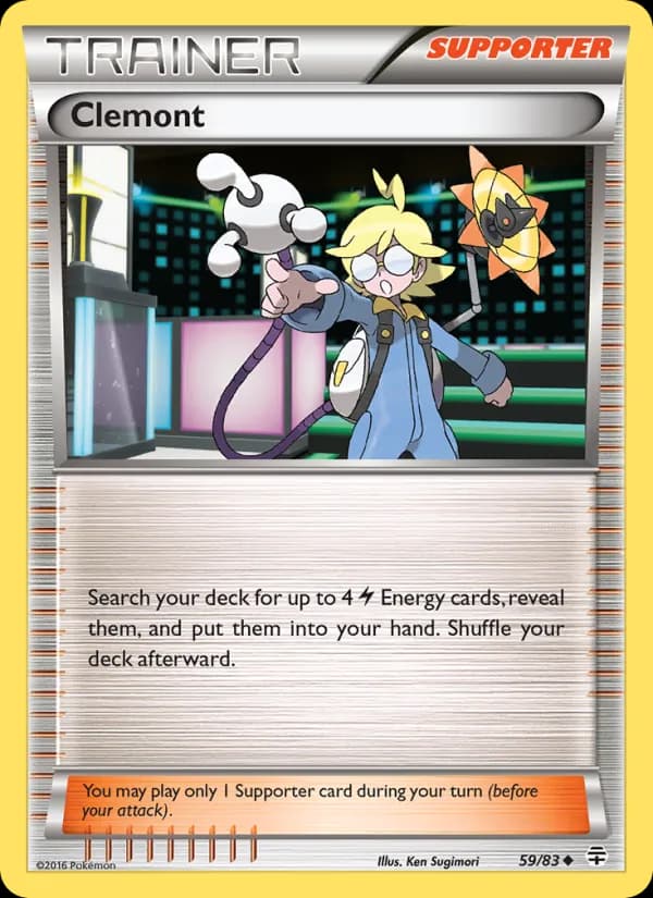 Clemont card in English