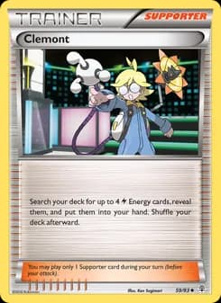 Clemont card in English