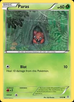 Paras card in English