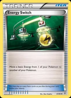 Energy Switch card in English