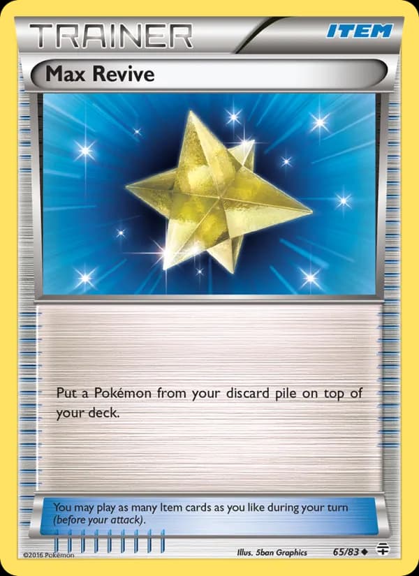 Max Revive card in English