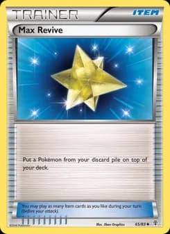 Max Revive card in English