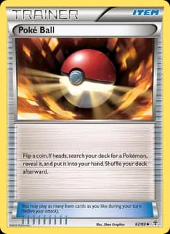 Poké Ball card in English