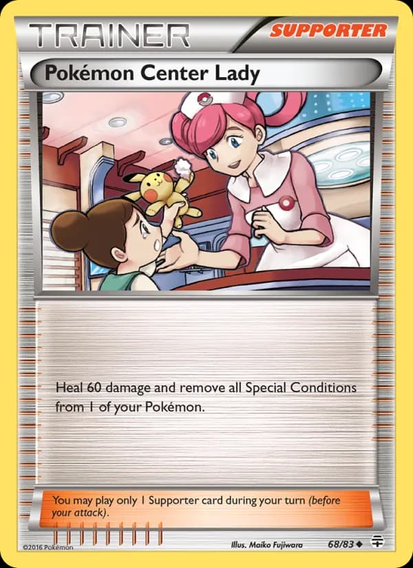 Pokémon Center Lady card in English