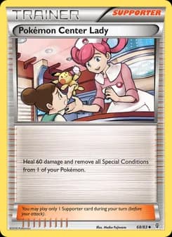 Pokémon Center Lady card in English